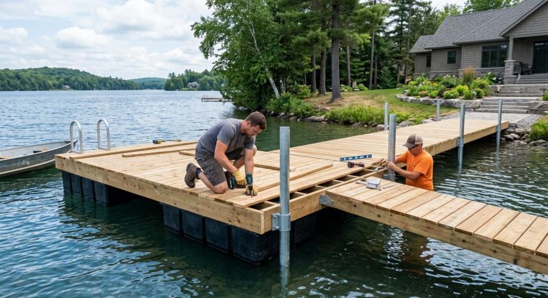 Boat Dock Installation in Overland Park, KS