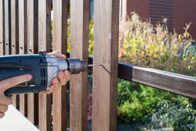 Wood Plank Fence Installation in Pearland, TX